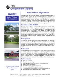 Motor Vehicle Module Brochure