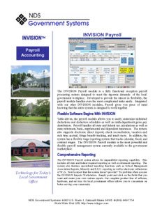 Invision Payroll Software Module