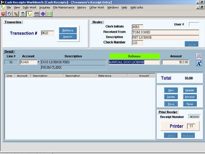 Cash Receipts Accounting
