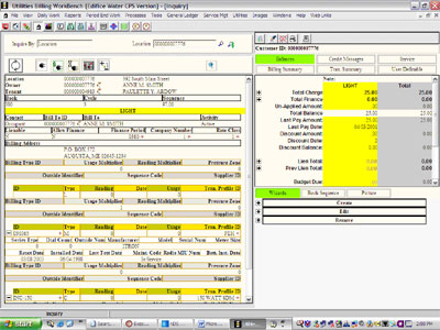 Utility Billing Module